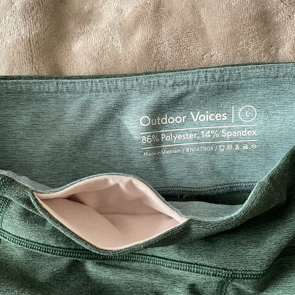 Outdoor voices dipped colorblocked leggings - Picture 4 of 4